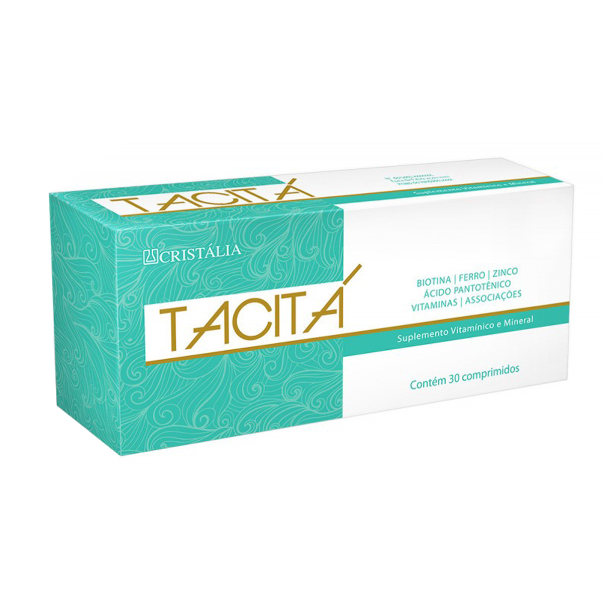 Suplemento Vitamínico Tacitá Unhas e Cabelos - 30 Comprimidos