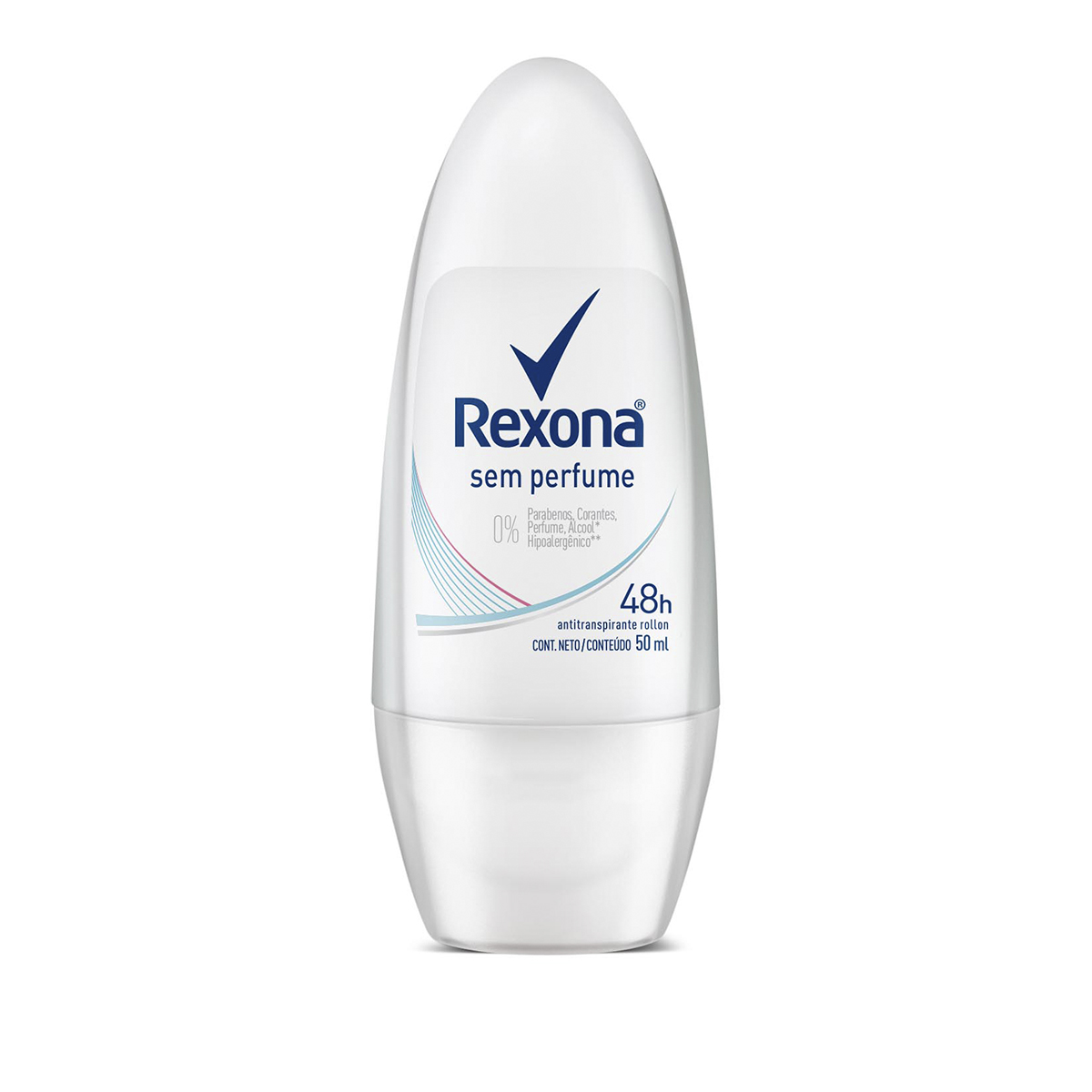 Desodorante Roll-On Rexona Sem Perfume 50ml