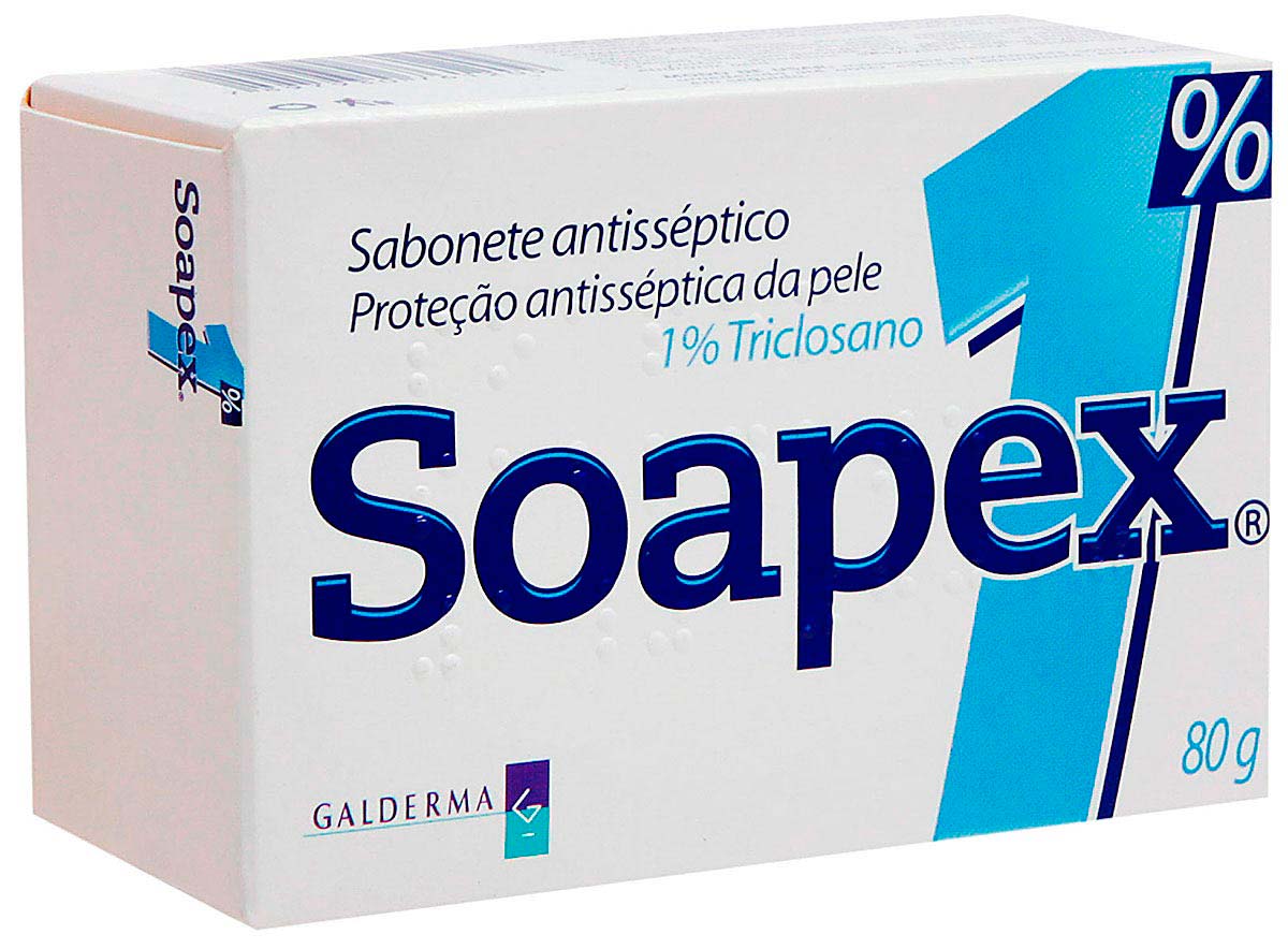 Sabonete Antisséptico Soapex 1% 80g