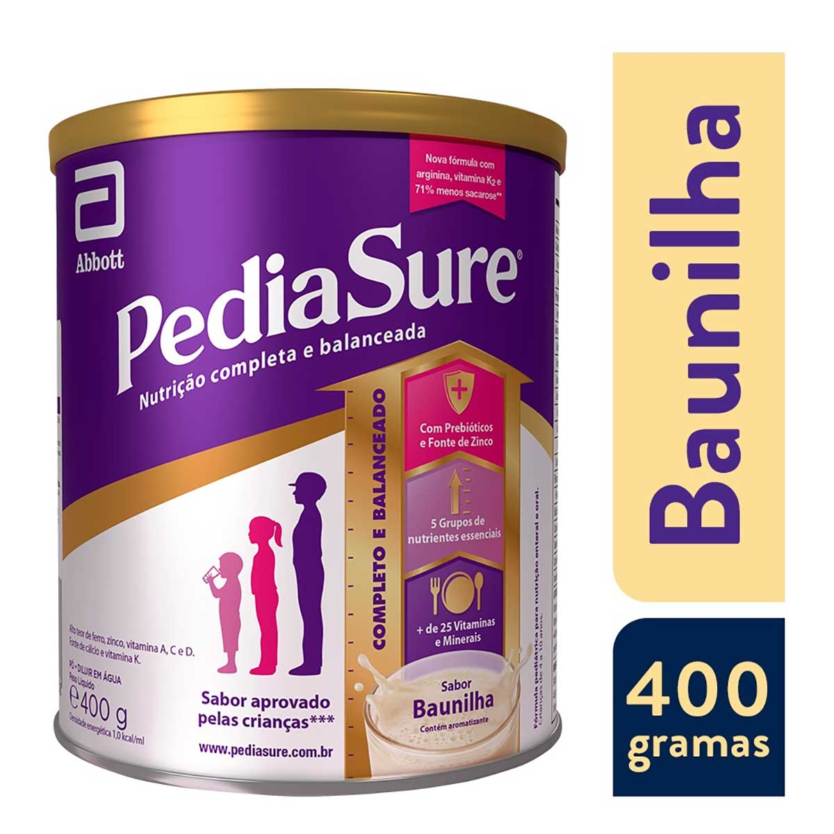 Suplemento Alimentar Infantil Pediasure Baunilha 400g