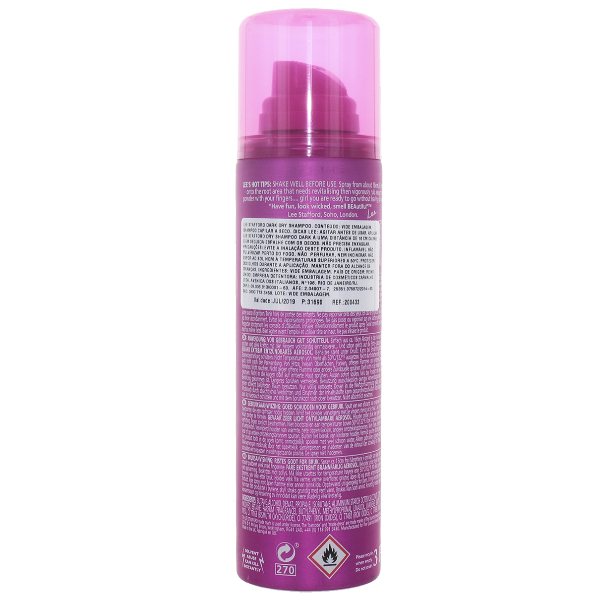 Shampoo Lee Stafford Dry Dark Droga Raia
