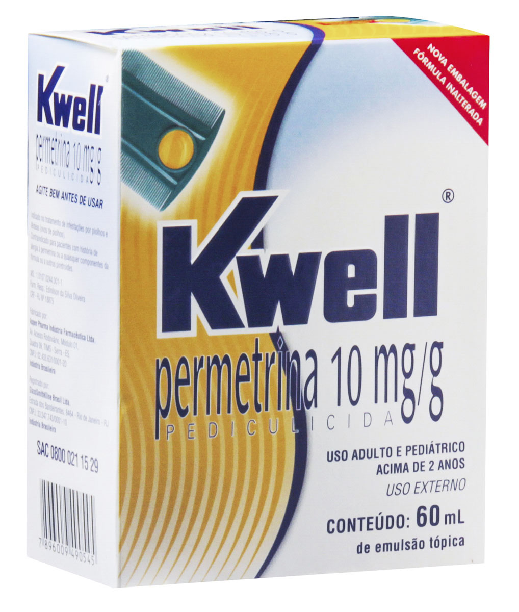 Kwell 10mg/g Emulsão Tópica 60ml