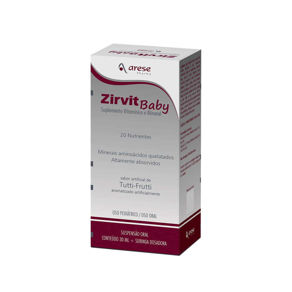 Zirvit Baby Arese Pharma 30ml Suspensão Oral