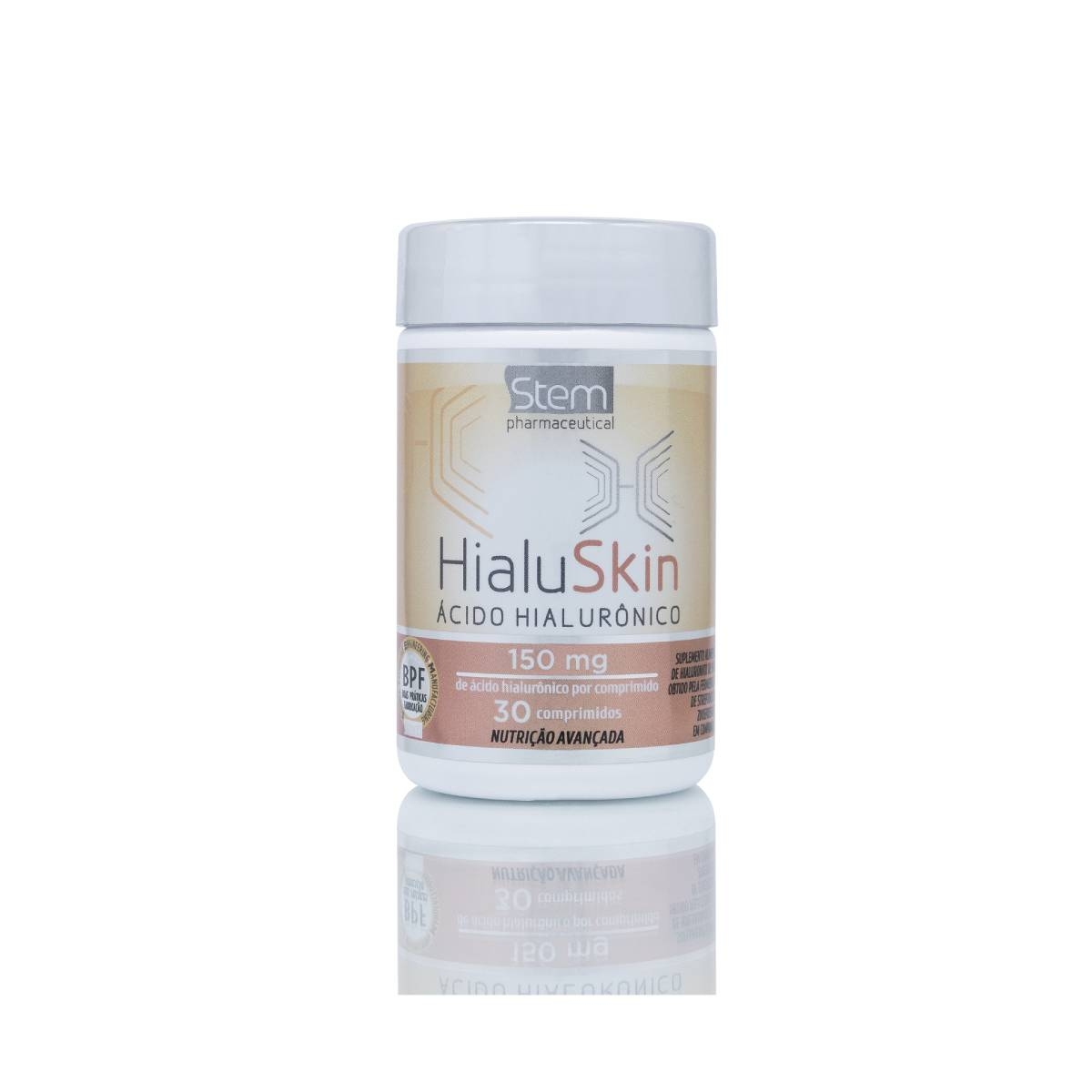 HialuSkin Ácido Hialurônico 150gm Stem com 30 comprimidos
