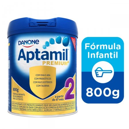 Fórmula Infantil Aptamil Premium 2 Danone A partir de 6 meses com 800g