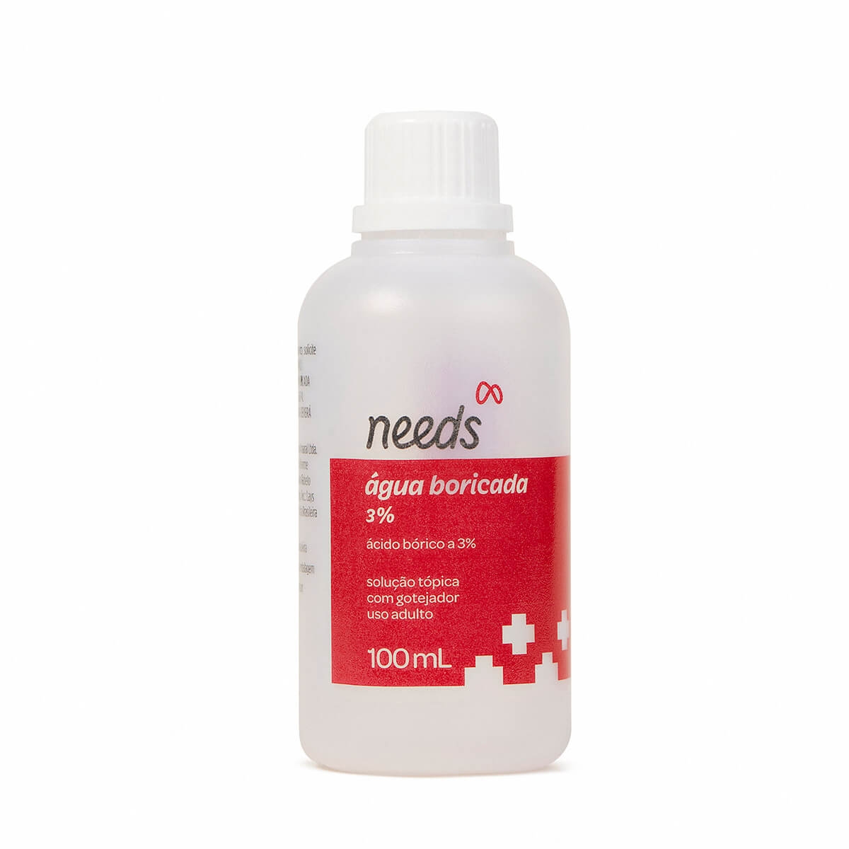 Água Boricada 3% Needs com 100ml Menor preço em Água Boricada 3% Needs com 100ml