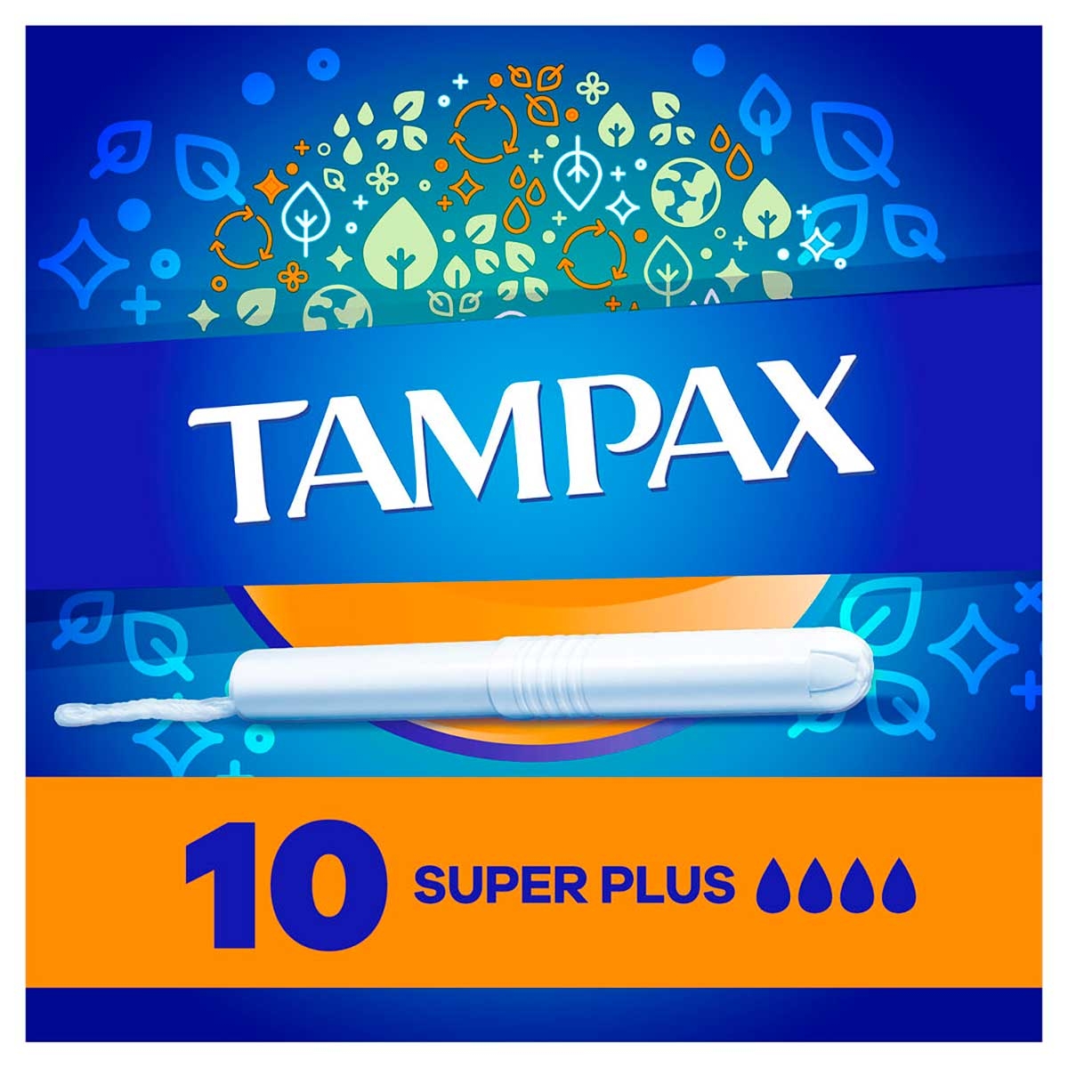 Absorvente Interno Tampax Super Plus 10 unidades Menor preço em Absorvente Interno Tampax Super Plus 10 unidades