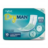 Absorvente Masculino DryMan - 10 unidades