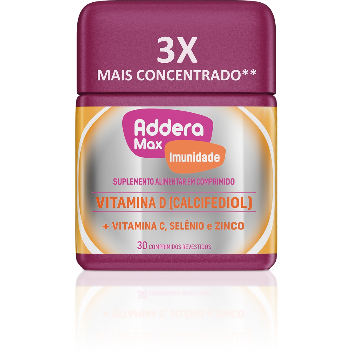 Suplemento Alimentar Addera Max +Imunidade Vitamina D 30 Comprimidos Menor preço em Suplemento Alimentar Addera Max +Imunidade Vitamina D 30 Comprimidos