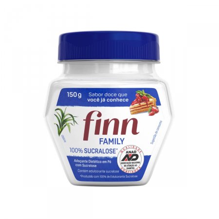Adoçante em Pó Finn Family Sucralose com 150g