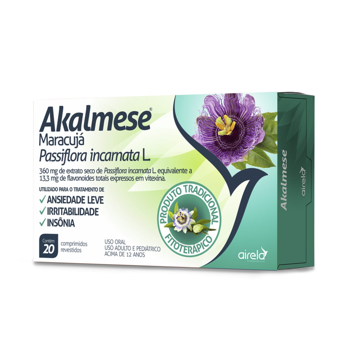 Akalmese Passiflora incarnata L 360mg 20 comprimidos