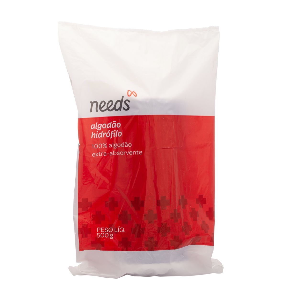 Algodão Hidrofilo Needs Rolo com 500g Menor preço em Algodão Hidrofilo Needs Rolo com 500g