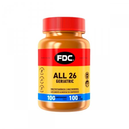 Suplemento Alimentar FDC All 26 Geriatric com 100 comprimidos