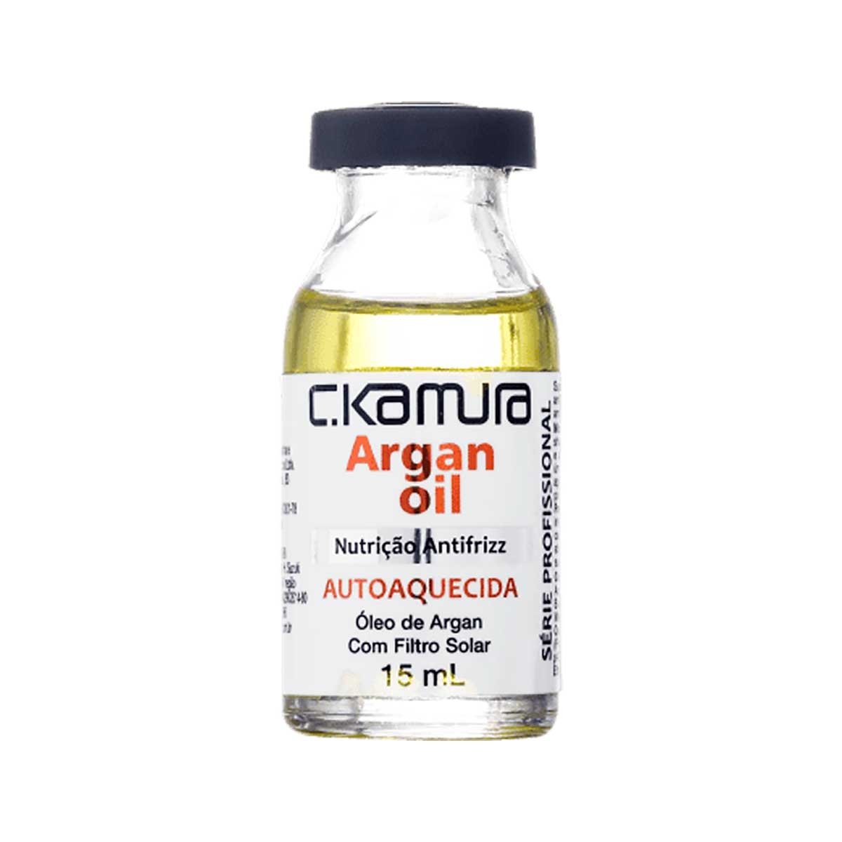 Ampola de Tratamento C.Kamura Argan Oil Nutrição Antifrizz com 15ml 15ml