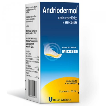 Antimicótico Andriodermol Solução com 50ml