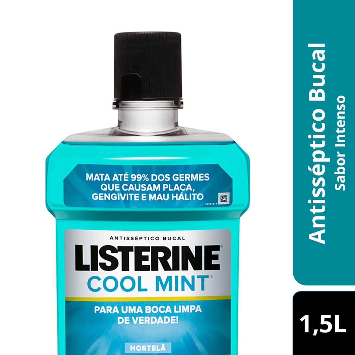 Enxaguante Antisséptico Bucal Listerine Cool Mint com 1,5L Menor preço em Enxaguante Antisséptico Bucal Listerine Cool Mint com 1,5L