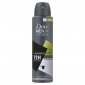 Desodorante Dove Men+Care Invisible Fresh 72h Antitranspirante Aerosol 150ml