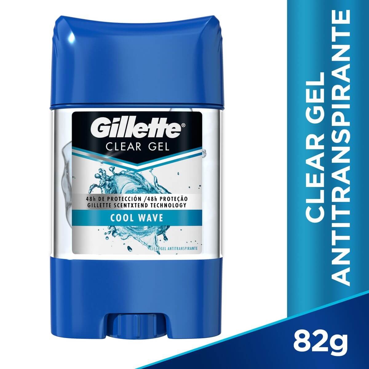 Desodorante Antitranspirante Clear Gel Gillette Cool Wave Masculino com 82g Menor preço em Desodorante Antitranspirante Clear Gel Gillette Cool Wave Masculino com 82g
