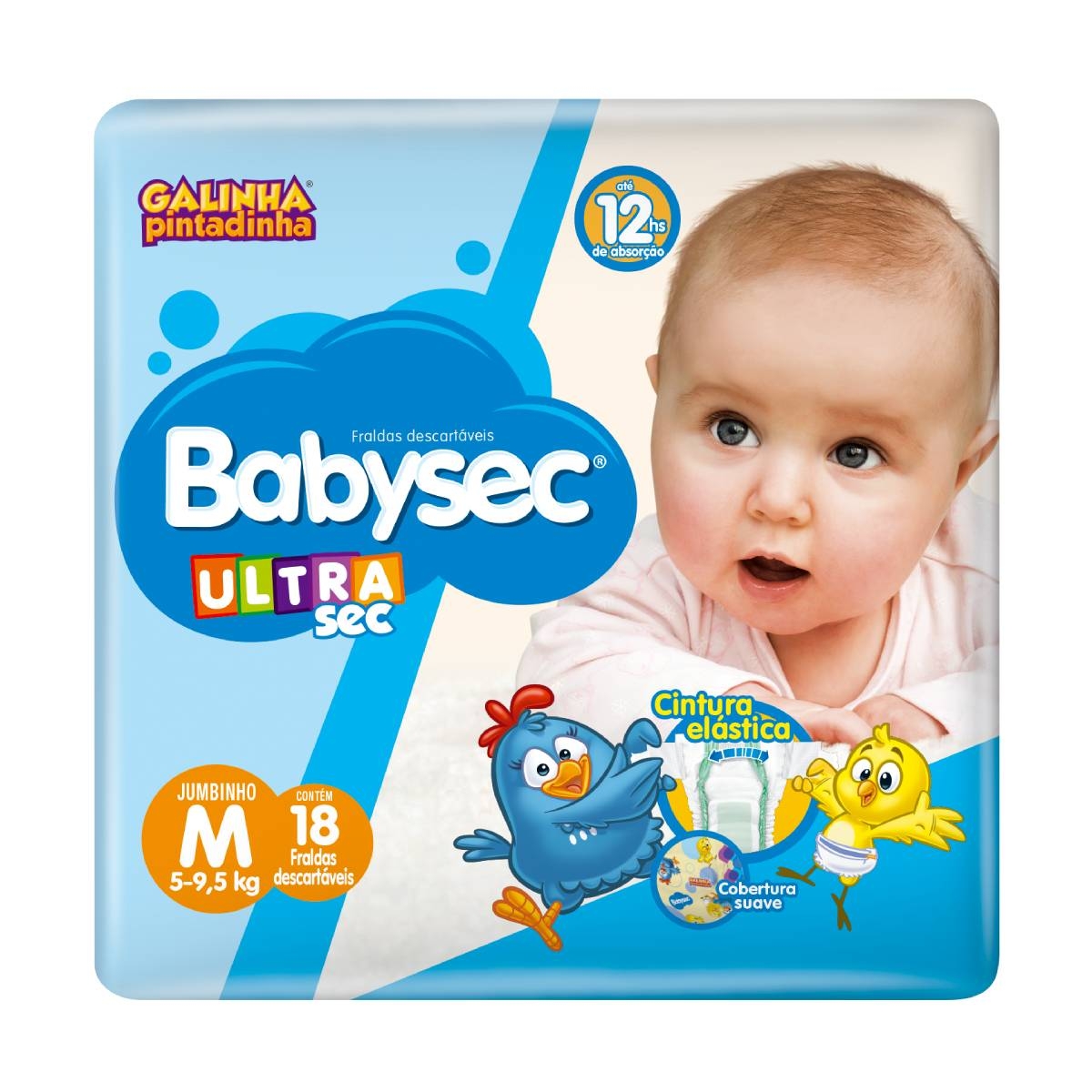 Fralda Babysec Ultrasec Jumbinho Galinha Pintadinha Tamanho M com 18 unidades é ruim? Fralda Babysec Ultrasec Jumbinho Galinha Pintadinha Tamanho M com 18 unidades é boa?