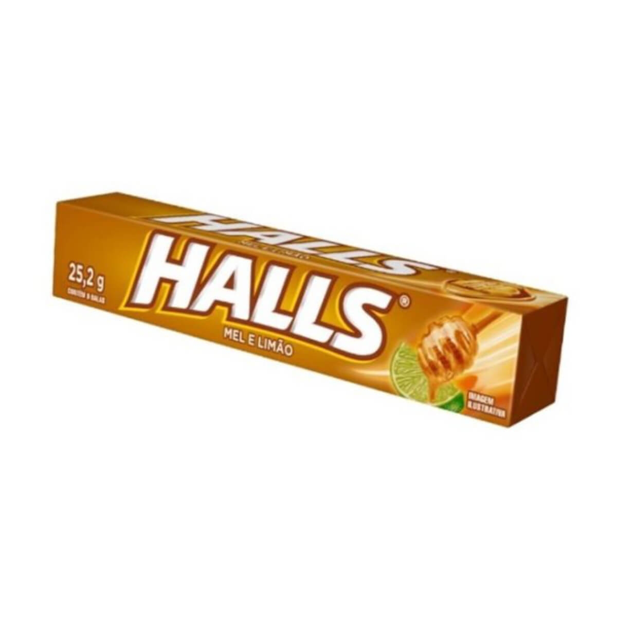 Bala Halls Sabor Mel e Limão com 25,2g Droga Raia