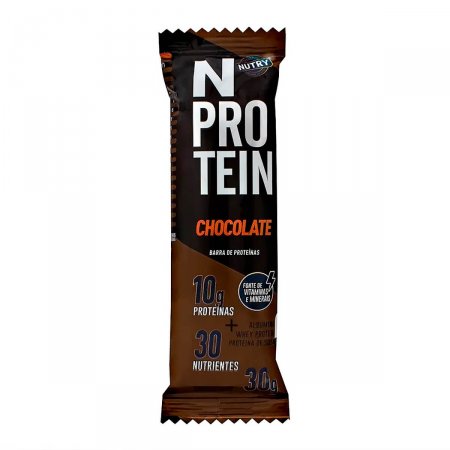 Barra de Proteína Nutry NProtein Sabor Chocolate com 30g