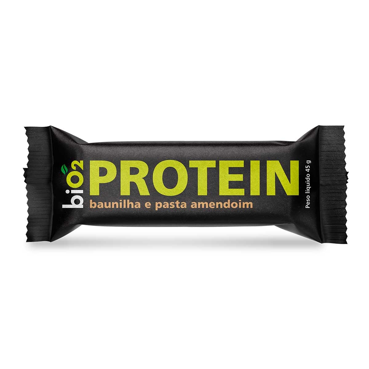 Barra de Proteína Vegana biO2 Protein Baunilha e Pasta de Amendoim 45g