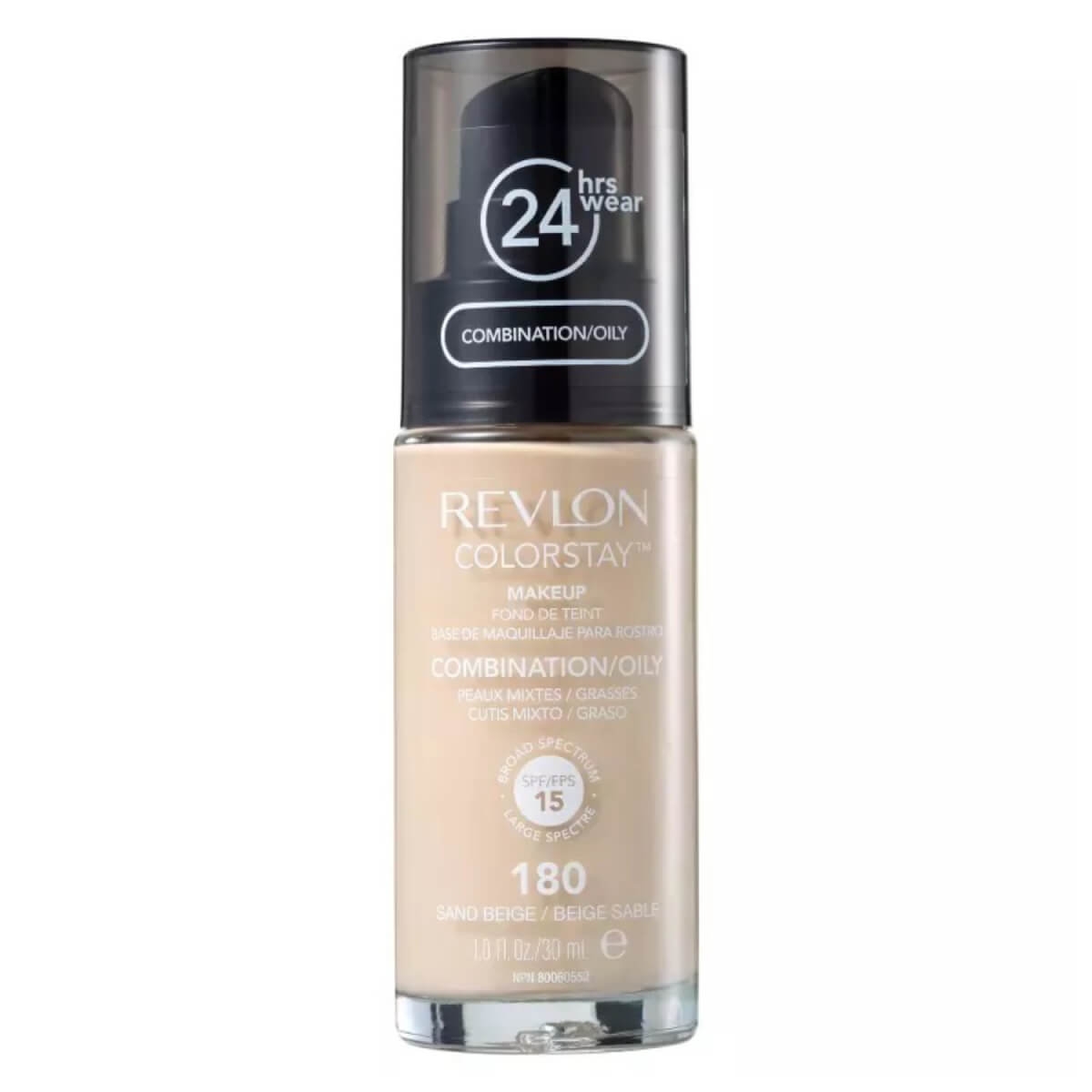Base Líquida Revlon Colorstay Combination Oily Skin FPS 15 Cor 180 Sand Beige com 30ml Menor preço em Base Líquida Revlon Colorstay Combination Oily Skin FPS 15 Cor 180 Sand Beige com 30ml