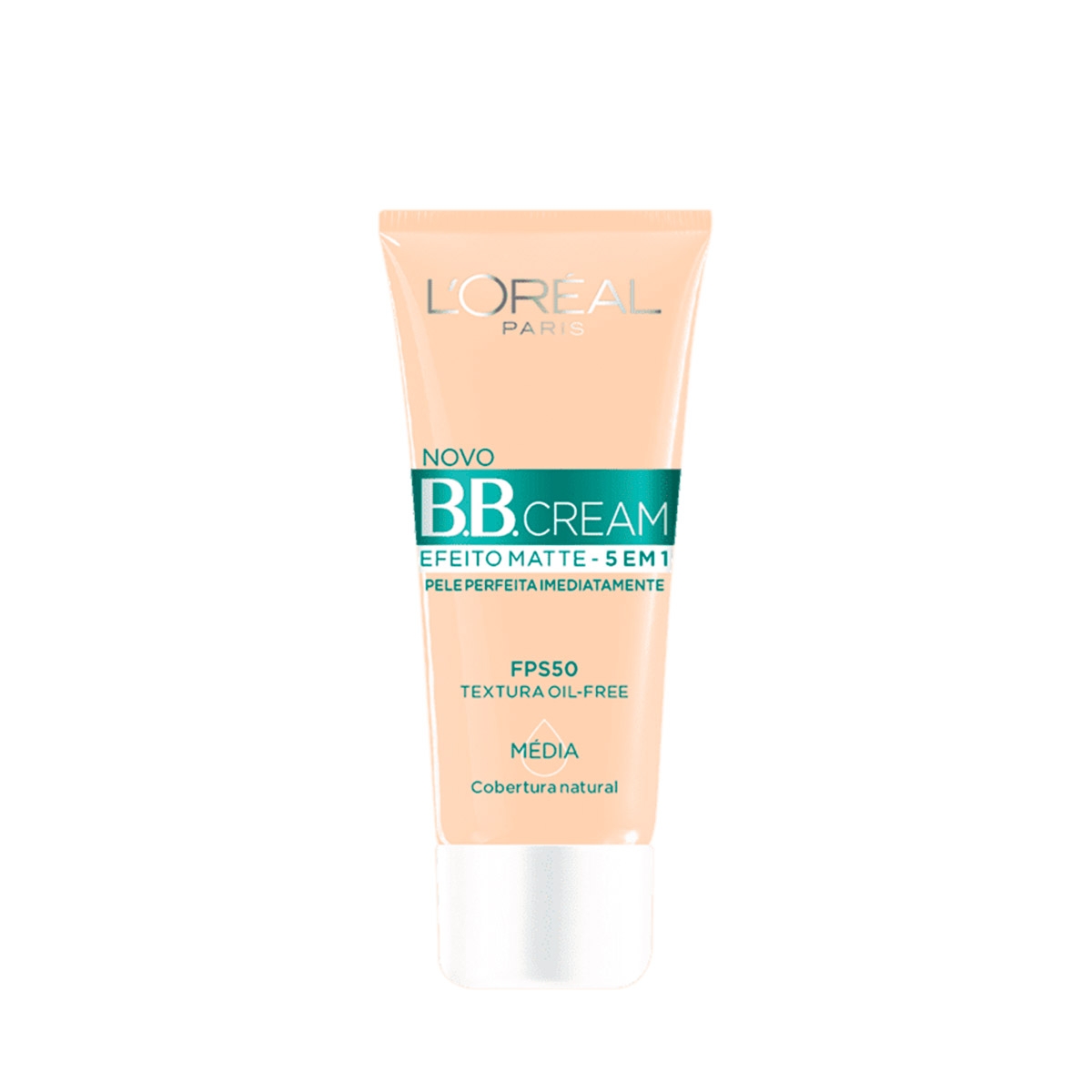 BB Cream L'Oréal 5 em 1 FPS50 Efeito Matte Cor Média com 30ml 30ml
