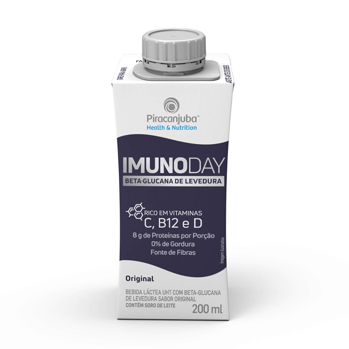 Bebida Láctea Piracanjuba ImunoDay Sabor Original com 200ml Menor preço em Bebida Láctea Piracanjuba ImunoDay Sabor Original com 200ml