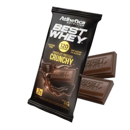 Chocolate Proteico Best Whey Sabor Crunchy com 25g