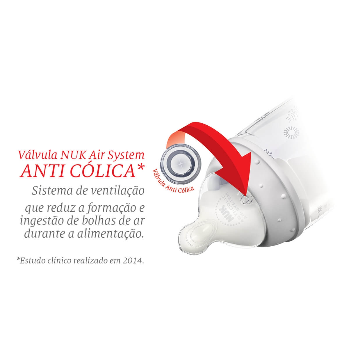 NUK Tettarelle First Choice Silicone - Taglia 2 (6-18 Mesi), Foro M Per Latte, 2 Pezzi - Foto 6