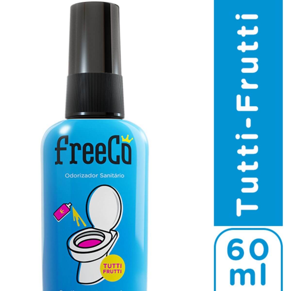 Bloqueador de Odores Sanitários FreeCô Tutti-Frutti com 60ml | Droga Raia