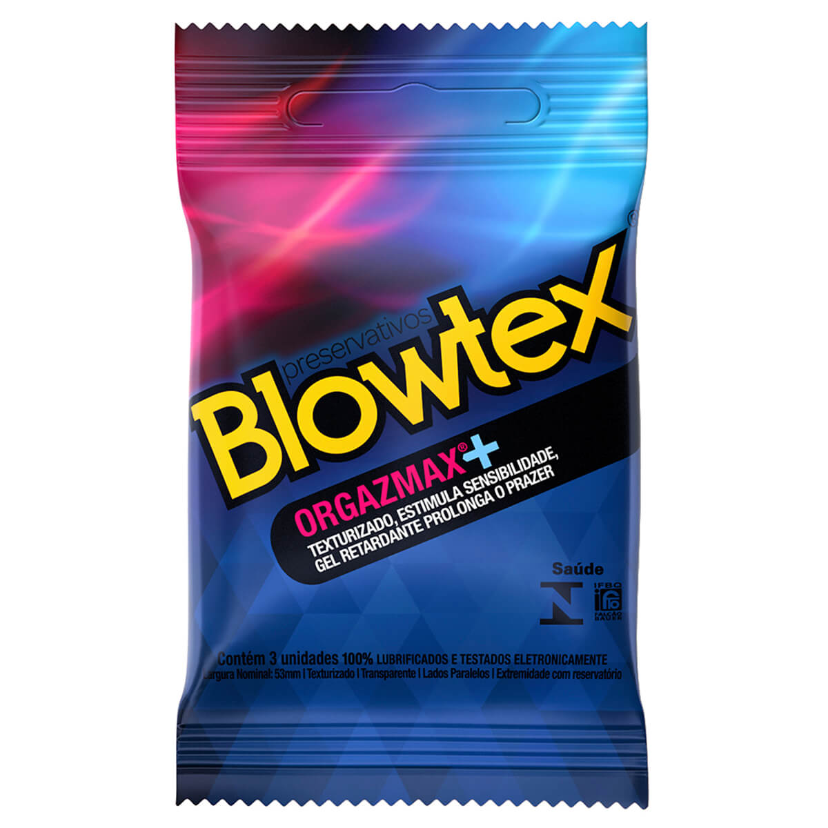 Preservativo Orgazmax Blowtex 3 Unidades