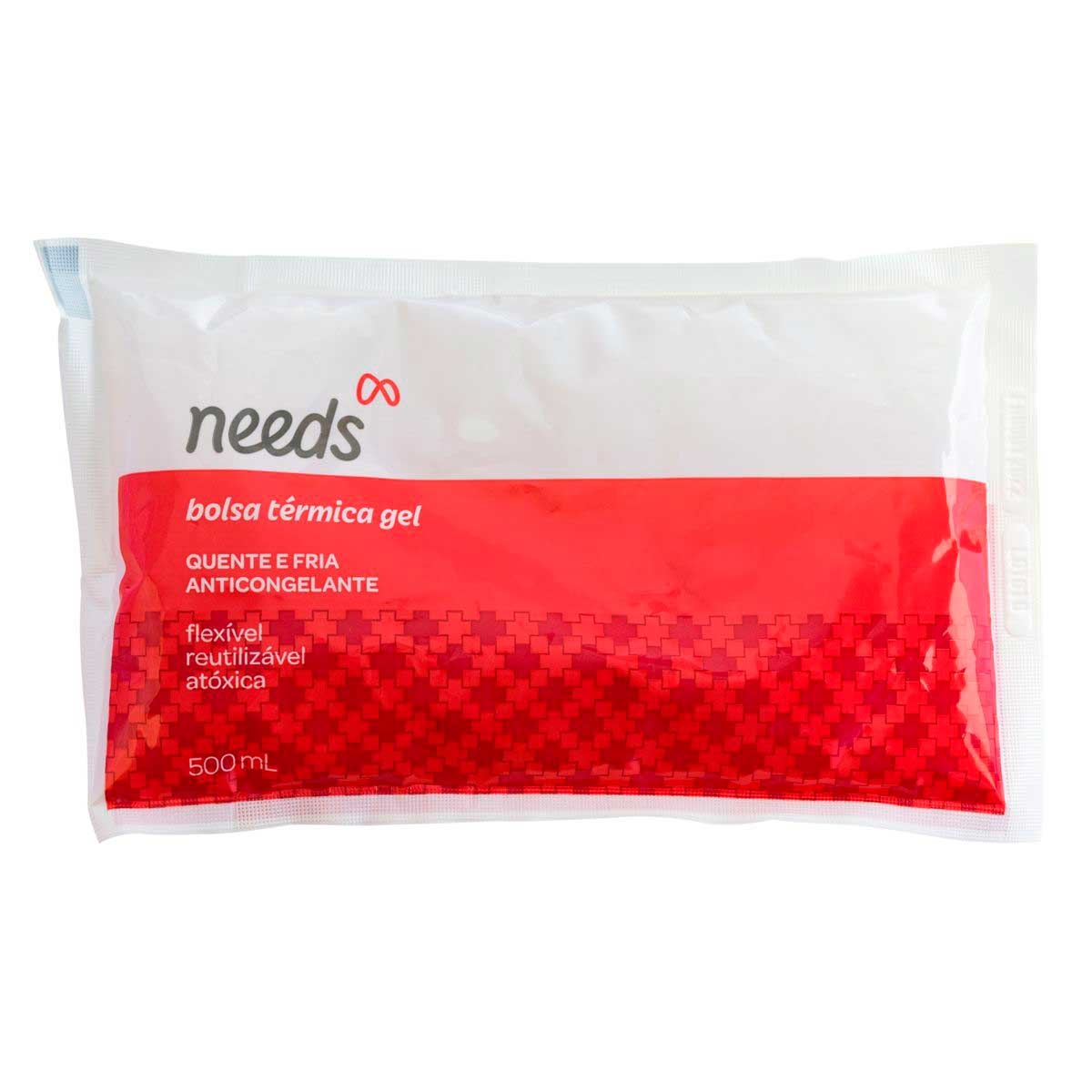 Bolsa Térmica Gel Needs Anticongelante Média com 500ml Menor preço em Bolsa Térmica Gel Needs Anticongelante Média com 500ml