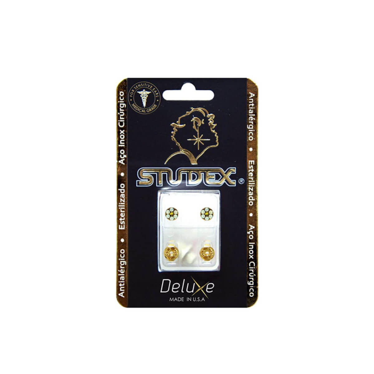 Brinco Antialérgico Studex Deluxe Daisy Dourado White Opal Sunflower com 1 par é ruim? Brinco Antialérgico Studex Deluxe Daisy Dourado White Opal Sunflower com 1 par é boa?