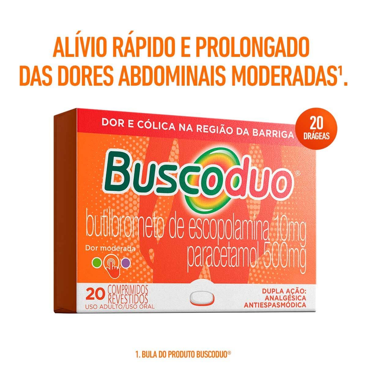 Buscoduo com 20 Comprimidos | Droga Raia