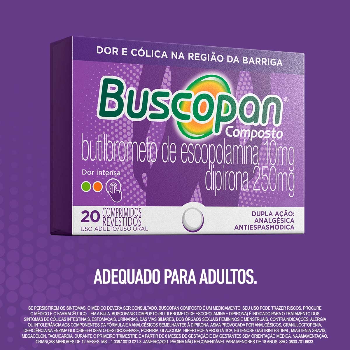 Buscopan Composto 10mg 250mg 20 Comprimidos Pre O Droga Raia   Buscopan Composto Com 20 Comprimidos 5 