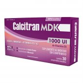 Calcitran MDK Suplemento Vitamínico com 30 comprimidos
