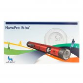 Caneta Aplicadora de Insulina NovoPen Echo Red com 1 unidade