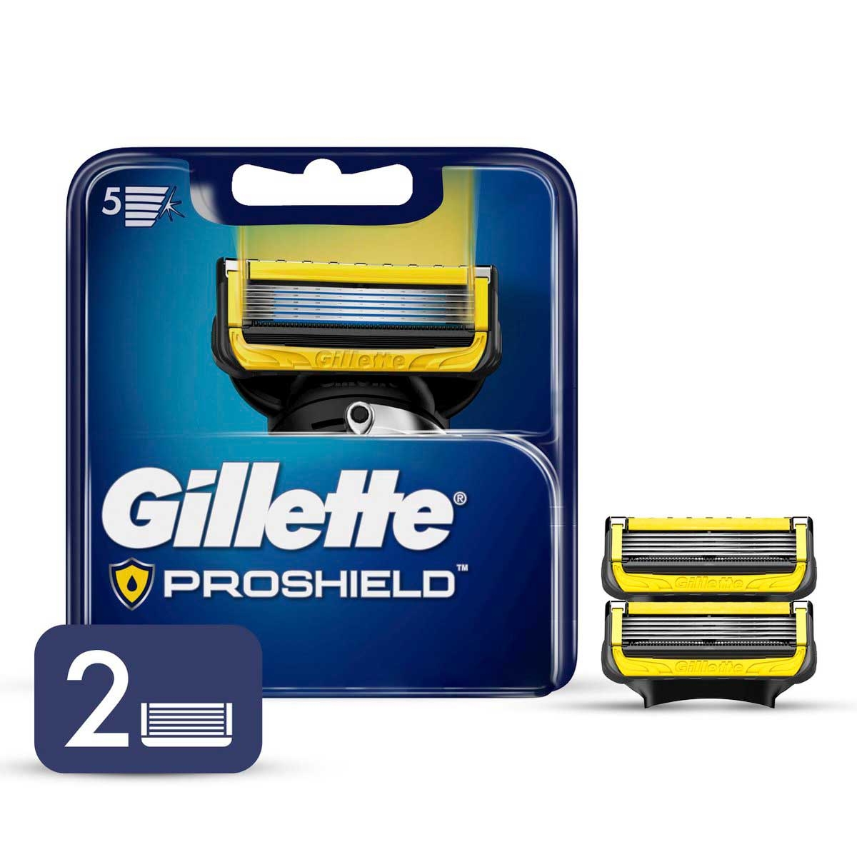 Carga para Aparelho de Barbear Gillette Fusion Proshield 2 unidades 2 unidades