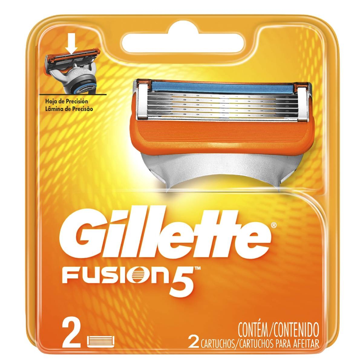 Carga para Aparelho de Barbear Gillette Fusion5 2 Unidades