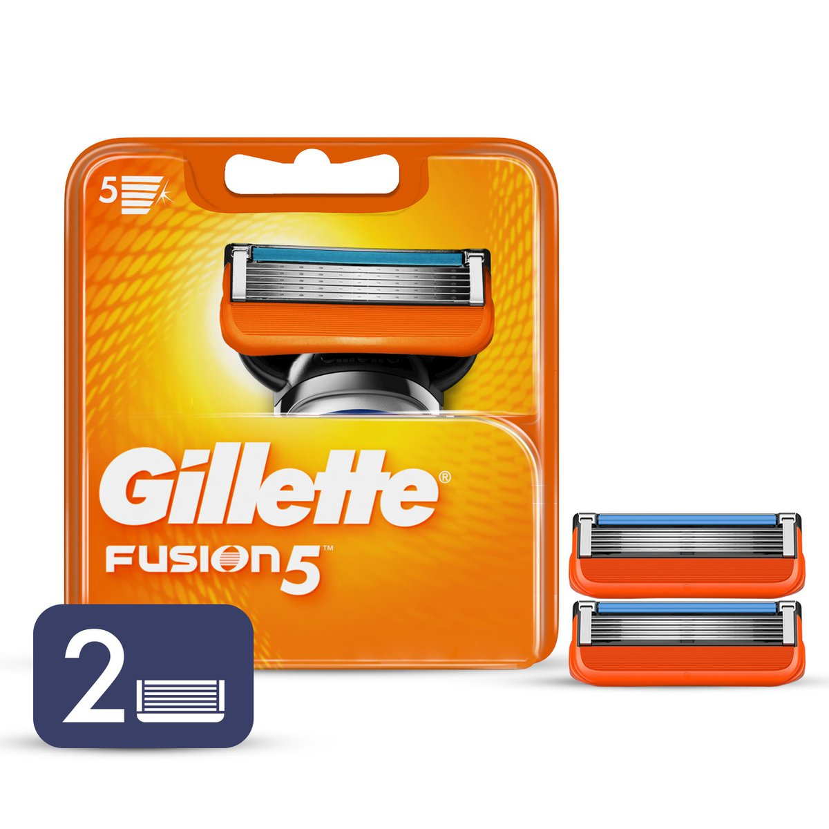 Carga para Aparelho de Barbear Gillette Fusion 5 com 2 unidades 2 Unidades