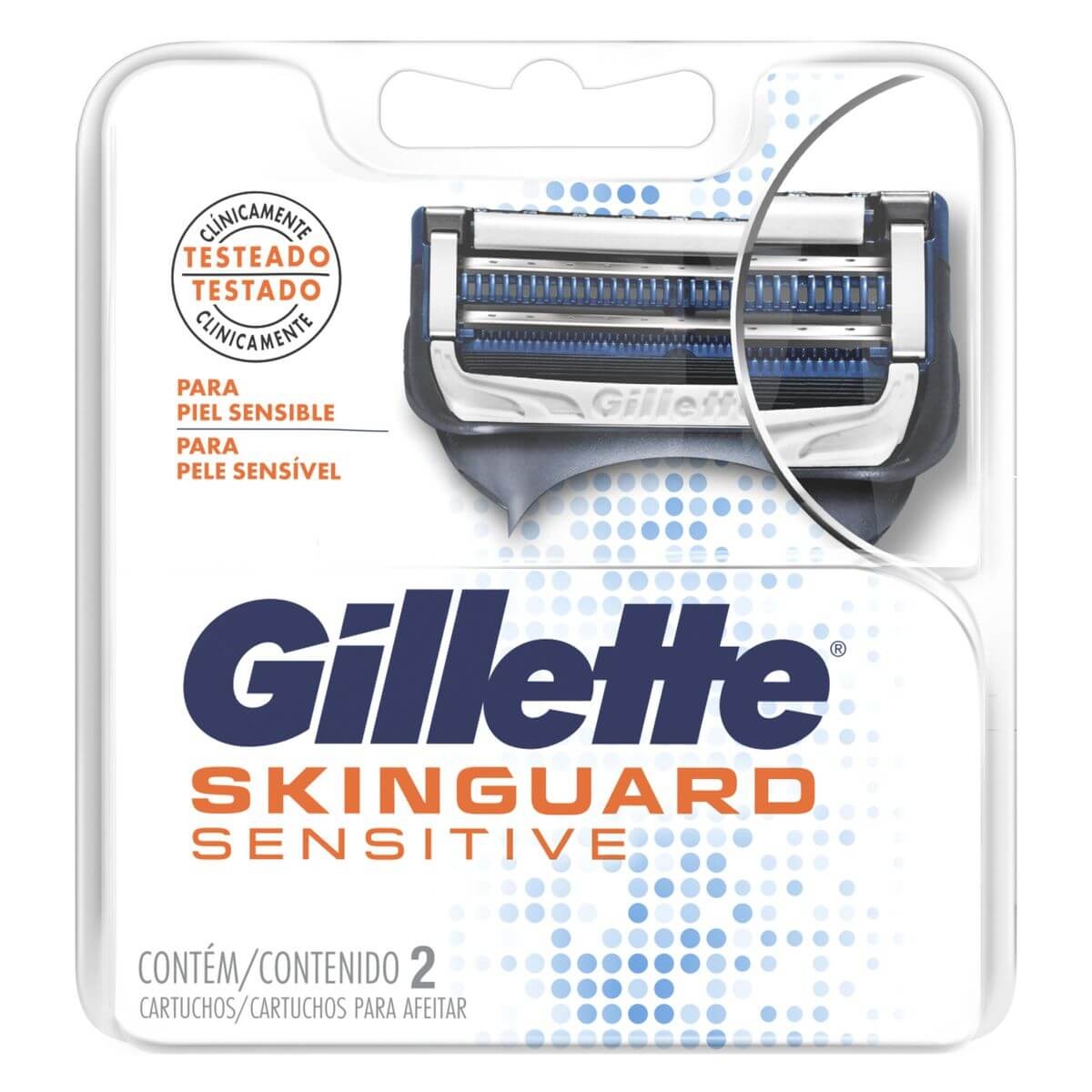 Carga para Aparelho de Barbear Gillette Skinguard Sensitive 2 Unidades