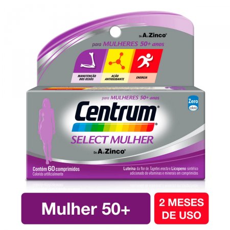 Multivitamínico Centrum Select Mulher com 60 comprimidos