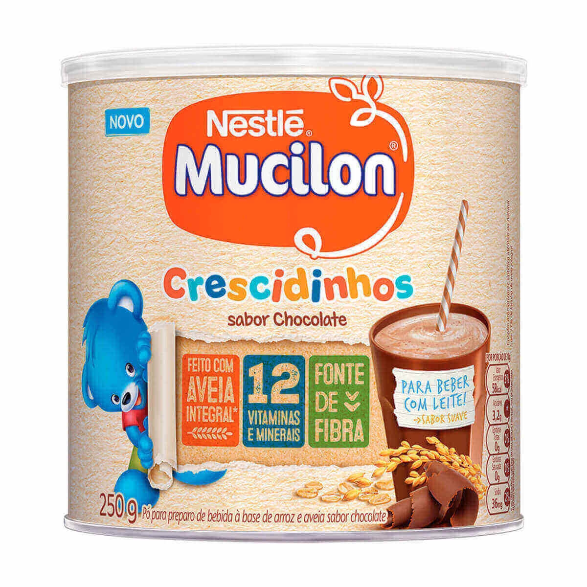 Cereal Infantil Mucilon Crescidinhos Chocolate 250g