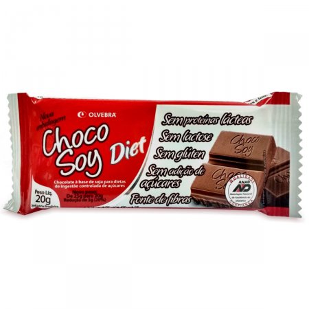 Chocolate Diet Sem Lactose ChocoSoy com 20g
