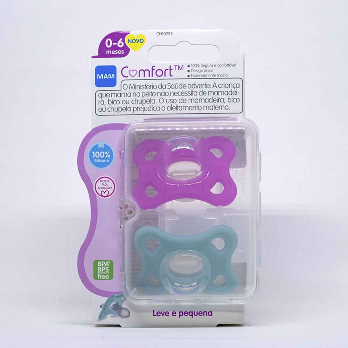 Comfort Rosa Kit 2 Chupetas MAM Comfort Cores Exclusivas - Confira! | Droga Raia