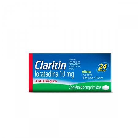 Claritin 10mg com 6 Comprimidos