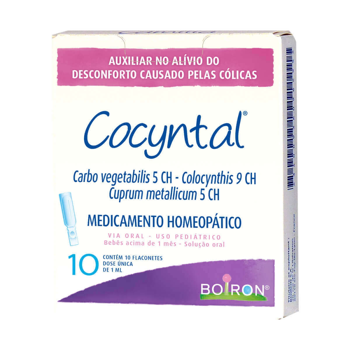 Cocyntal Solução Oral com 10 flaconetes de 1ml