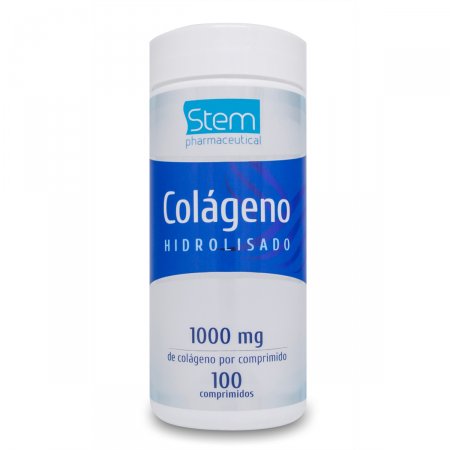 Colágeno Hidrolisado 1000mg Stem com 100 comprimidos